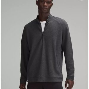 Lululemon Athletica Gray Sweatshirt Quarter-Zip Pullover